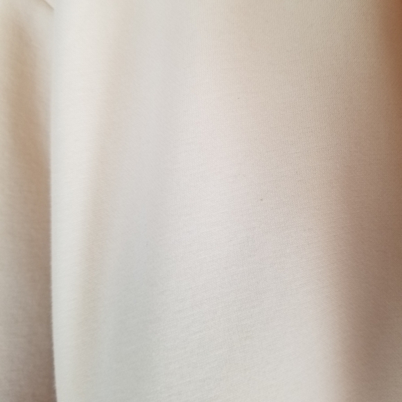FABLETICS Lexie Hooded  Fleece Belted Ivory Tapioca Sweatshirt - Picture 10 of 12